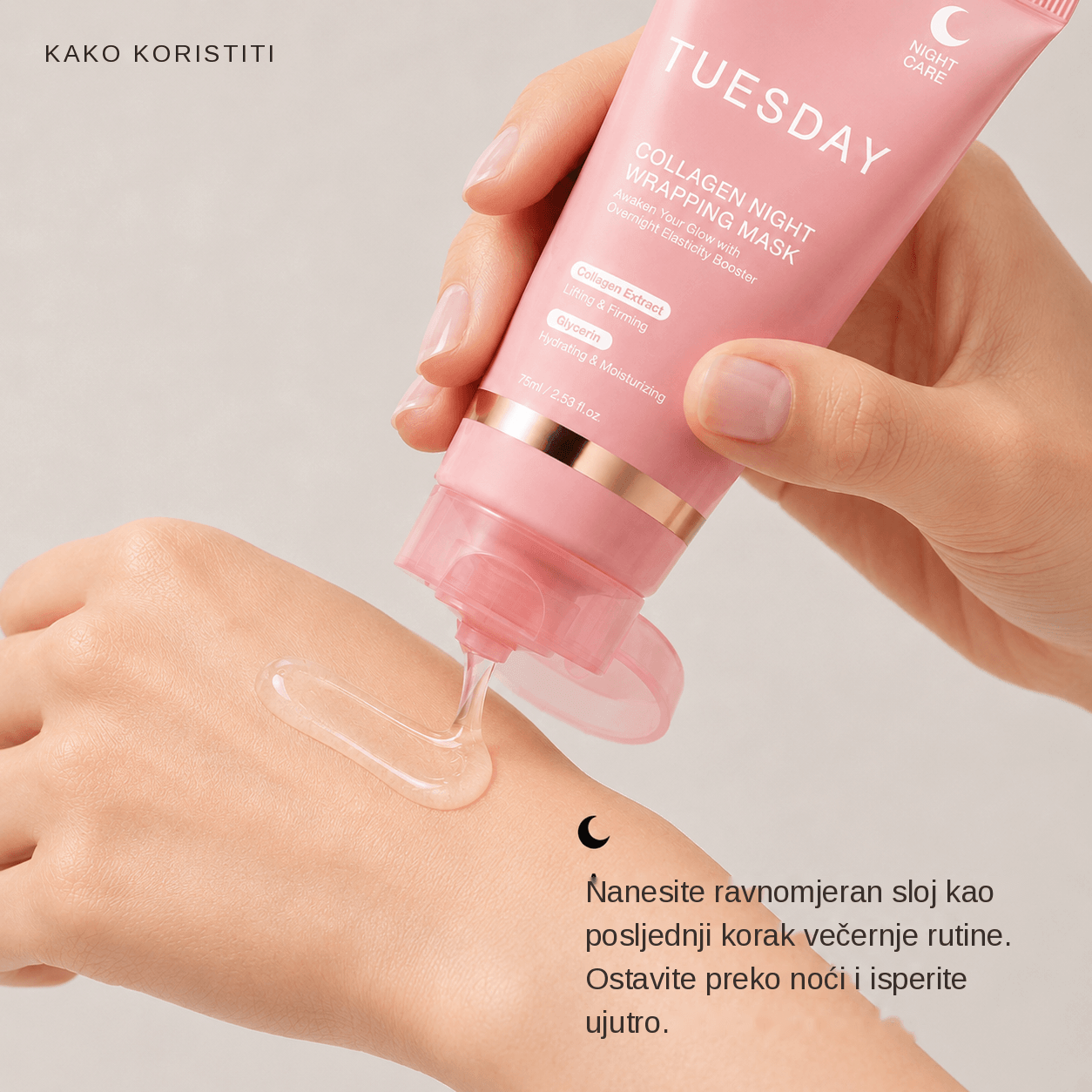 Noćna kolagenska maska GlowPeel™