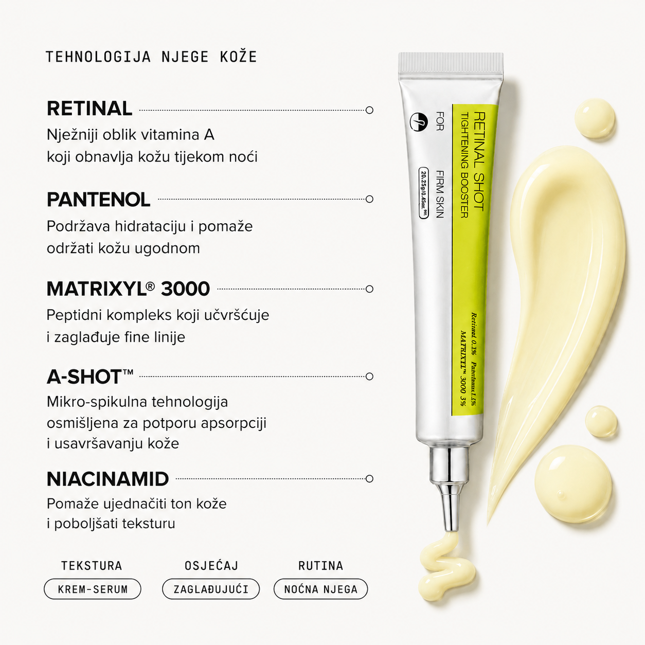 Retinalni učvršćujući serum