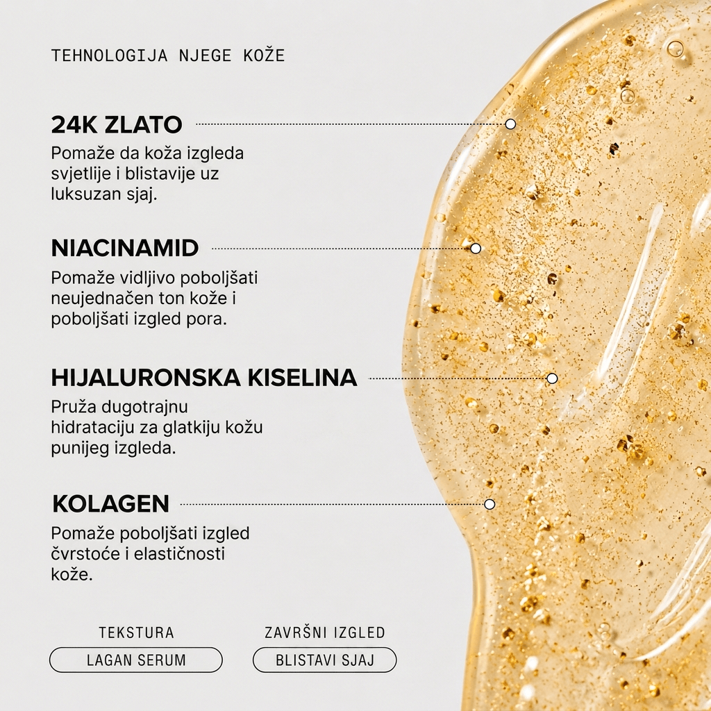 24K zlatni serum