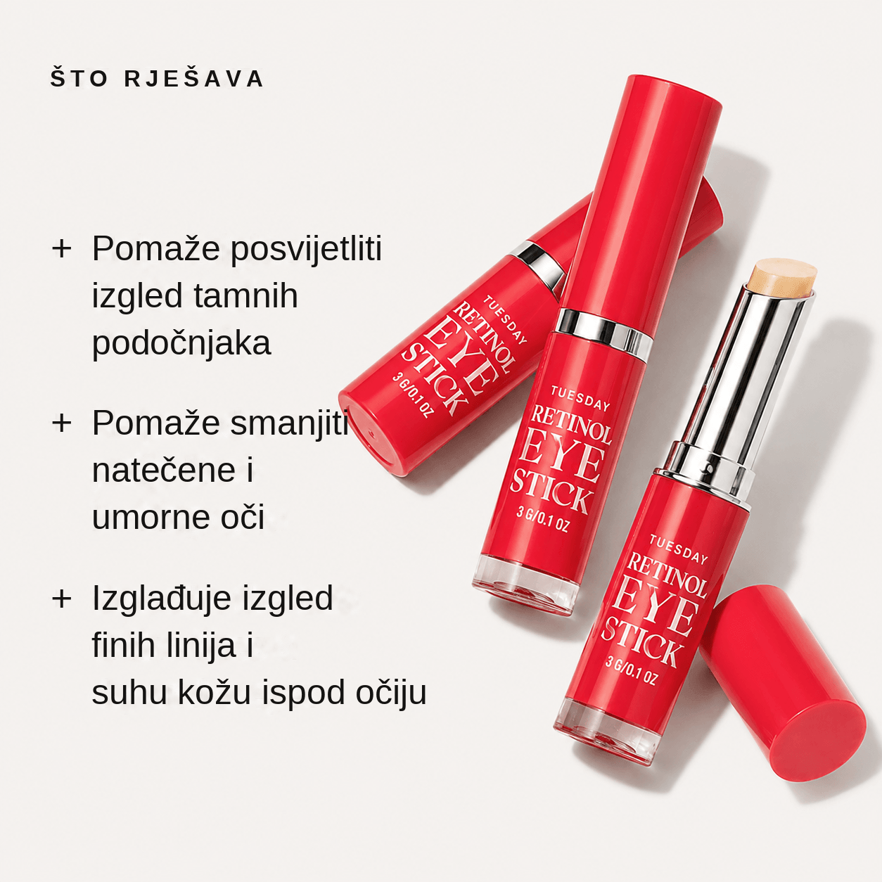 GlowLift retinolski očni stick